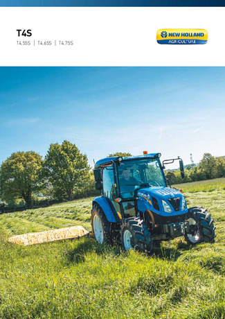 New Holland T4S farming tractor - Brochure Cover