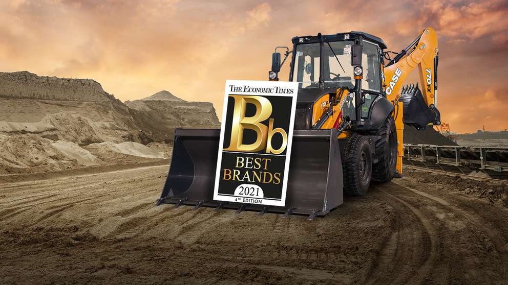 CASE Construction Equipment named in The Economic Times Best Brands 2021 in India