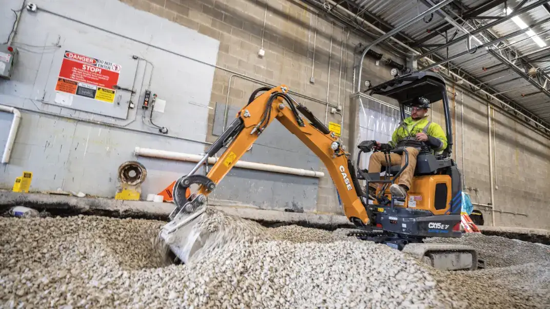 CASE CX15EV Electric Mini Excavator - Utility Expo