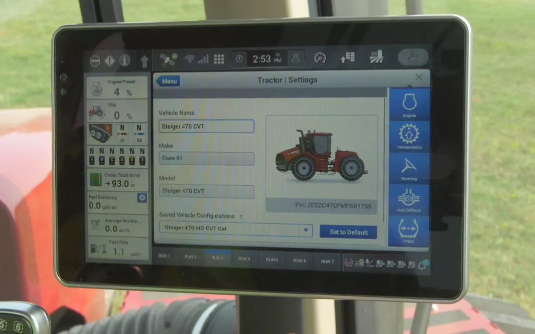 Precision Agriculture Displays AFS Pro 1200 Case IH
