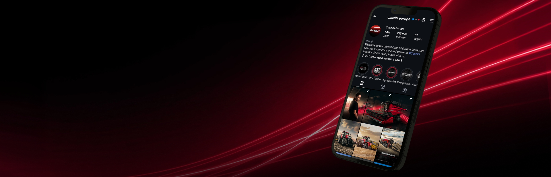 a mobile phone on a black background