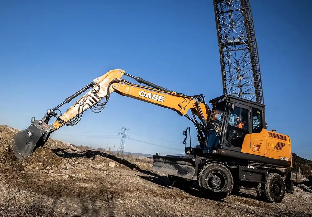 CASE WX140E Wheeled Excavator | CASE Construction Equipment