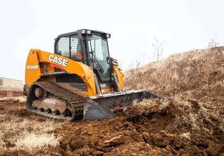 TR340B Compact Track Loader working shot