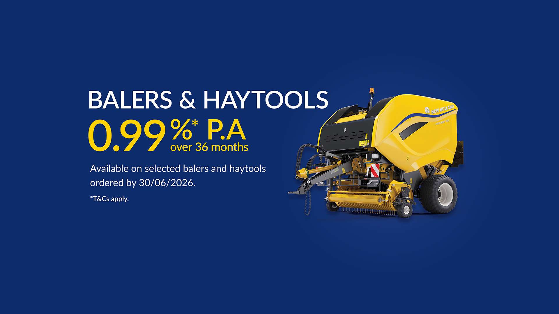 New Holland Australia limited time finance offer, available now
