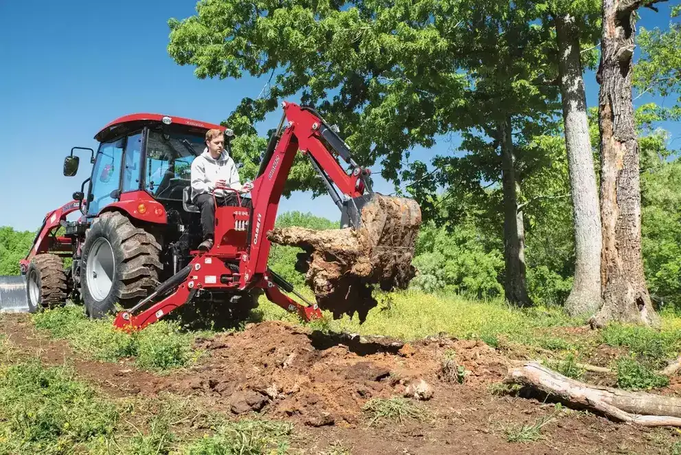 Compact 55C and Backhoe 850