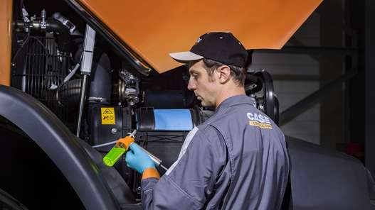 Solutions de service CASE Fluid Analysis