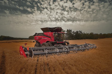 AAF11 combine in field with fd250 head