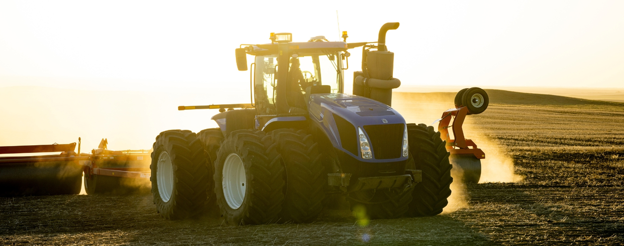 T9 tractor in the field