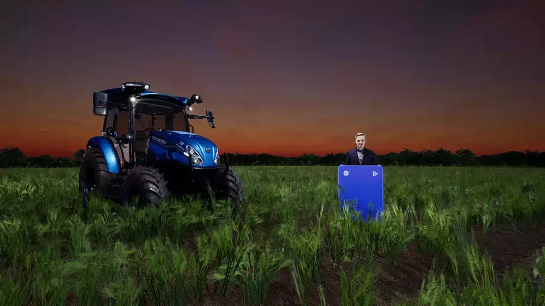 CNH Industrial mærket New Holland samarbejder med Microsoft og Touchcast på CES 2023 om en immersiv oplevelse i metaverset