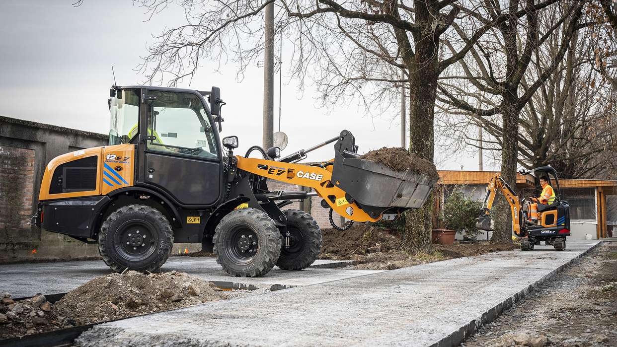 CASE baumaschinen elektrifiziert die zukunft