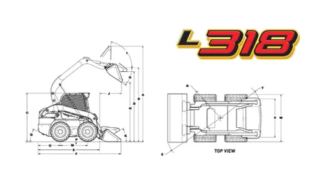 L318 Skid Steer Loader Specifications
