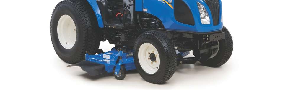 New Holland mid-mount finish mower attachment