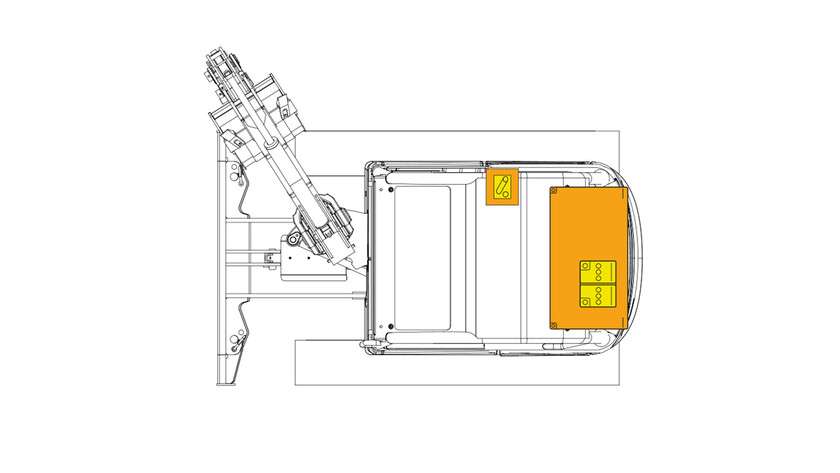 CASE CX25EV Veicolo Elettrico Materiali di sicurezza