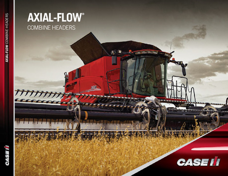 Axial-Flow Combine Headers Brochure - Page Layout