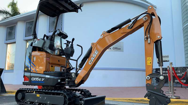 CASE Gives First Look into Expanded Mini Excavator Lineup with Battery Electric CX15 EV