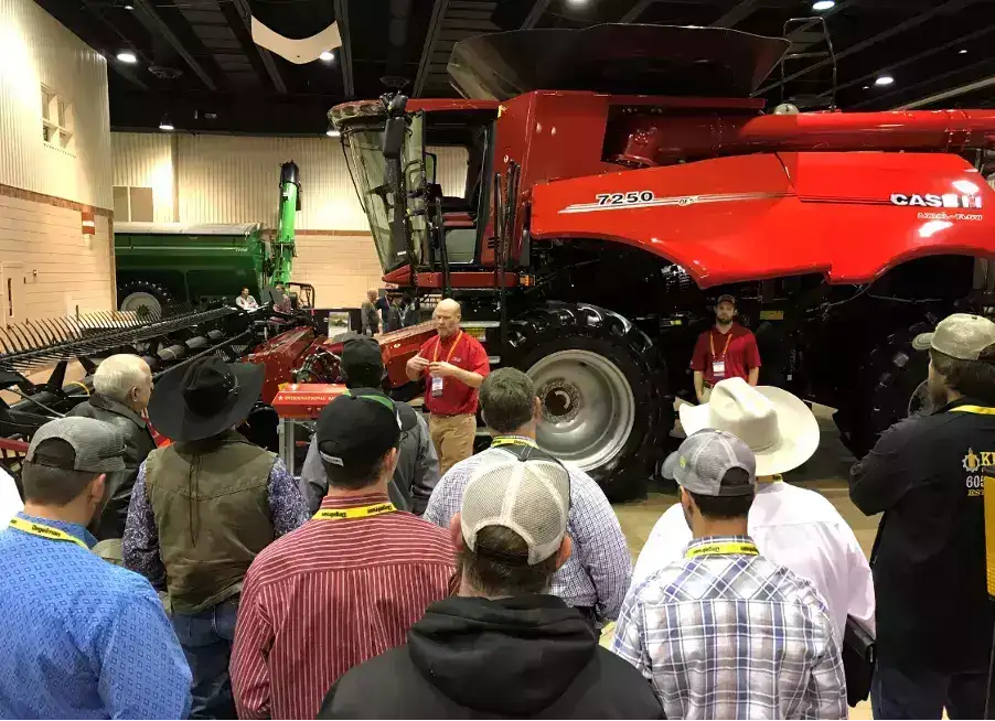 instructor in front of Axial-Flow 7250