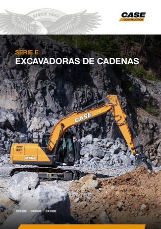Excavadoras de Cadenas Serie E - CX130-CX160-CX180