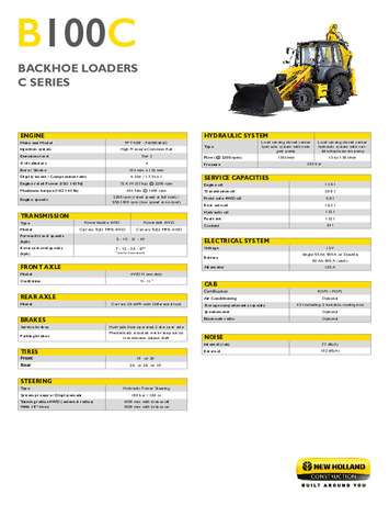 B100C - Specsheet