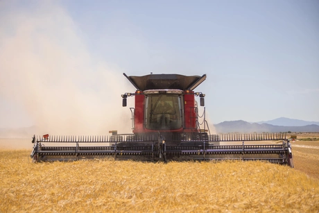 Axial-flow 7160 in field, head-on