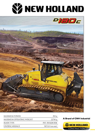 NHCE brocure crawler dozers d180c