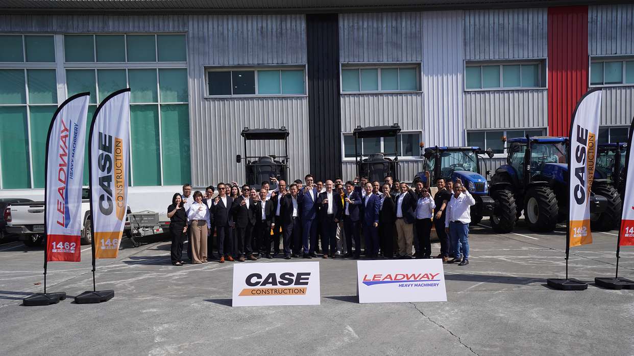 CASE Construction Equipment proudly welcomes Leadway Heavy Machinery as its new authorized dealer in Thailand