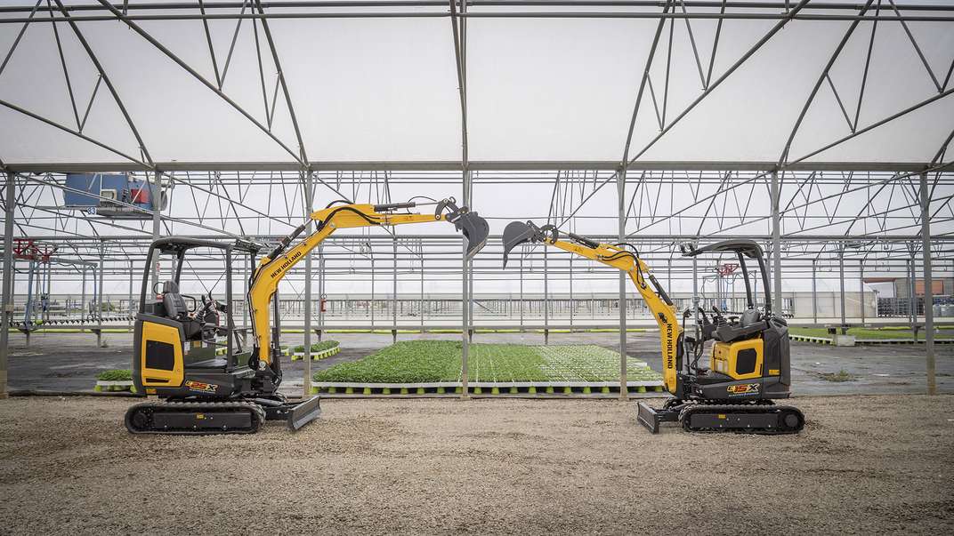 Au salon Agritechnica 2023, New Holland dévoile les innovations électriques introduites dans sa gamme compacte construction