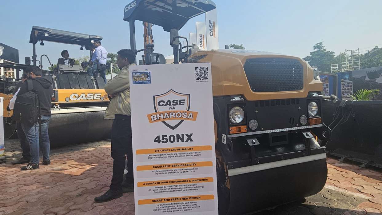 CASE Construction India shines at Bharat Mobility