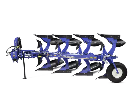 New Holland's 4 furrow fully-mounted variable width reversible plough