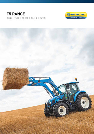 T5 Utility Tractor with Forks - Brochure Cover