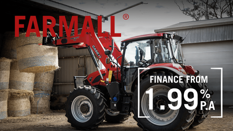 Case IH Geared Up offer for Farmall Series tractors with limited time finance rate