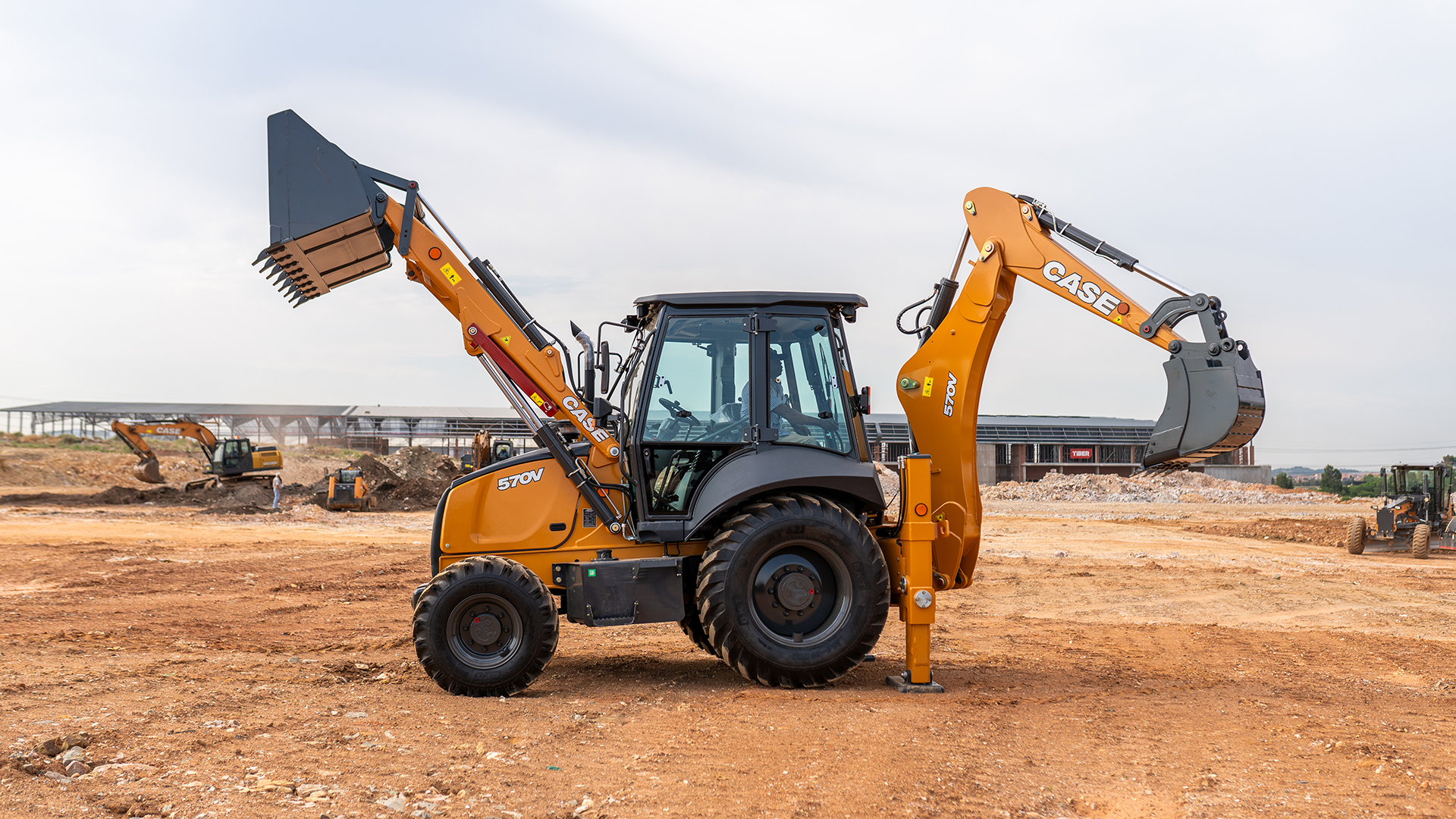 CASE 570V Backhoe Loader