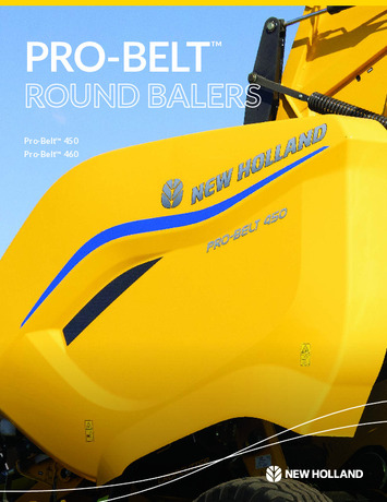 Pro-Belt™ Round Balers - Brochure