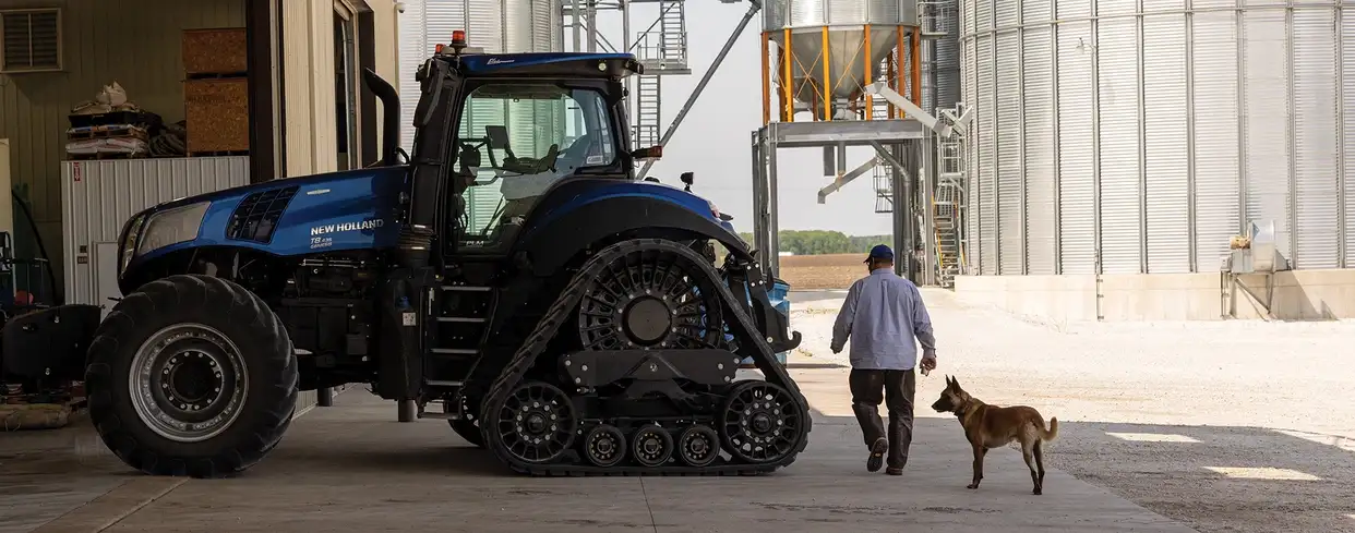 GENESIS® T8 tractor on the farm