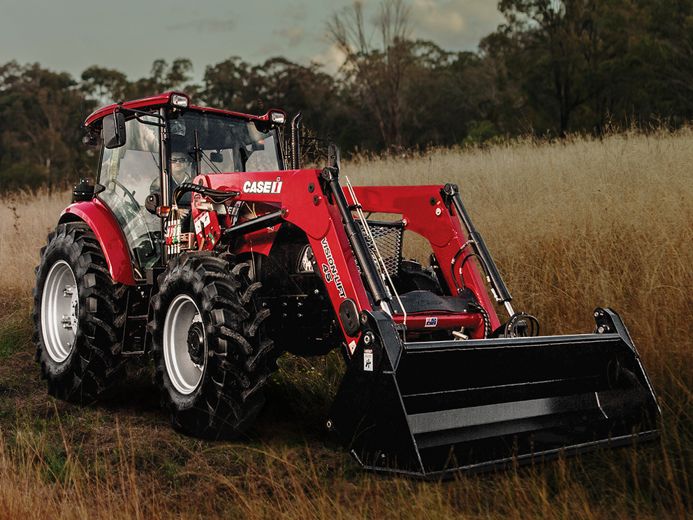 Case IH Red Set Go campaign featuring Utility Farmall JX