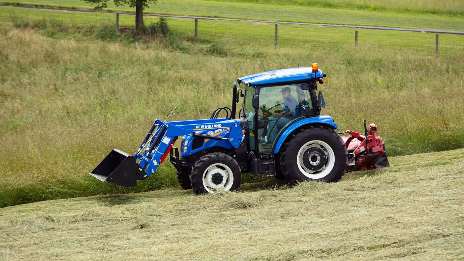 WORKMASTER tractor in the field