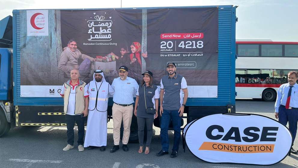 CASE Middle East and Africa team distributes 500 meal packs to people in labor camps
