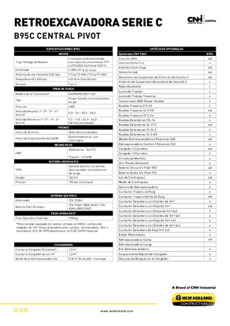 Folleto Técnico - B95C Italia Central Pivot