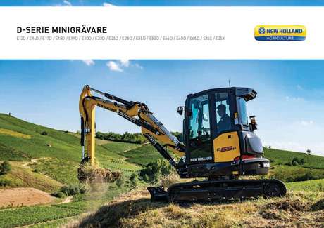 D-Serie Minibandgrävare  - Broschyr