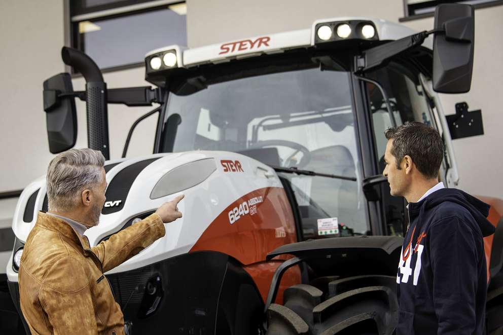 Steyr landbouwmachines  Steyr trekkers voor agrariërs, loonwerkers