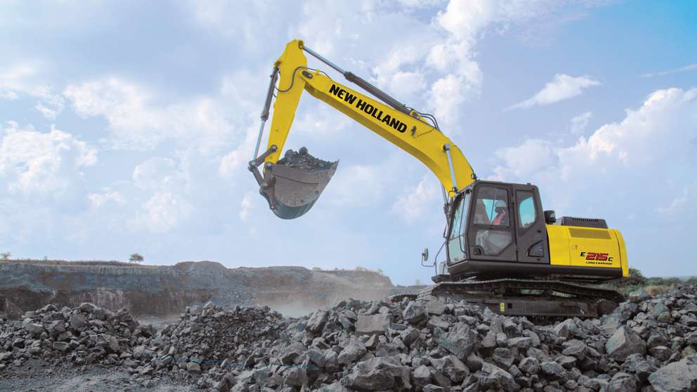 New Holland launches its first excavators in the Middle East region setting a new benchmark