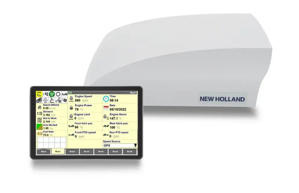 New Holland RS1 guidance kit with IntelliView IV Plus display