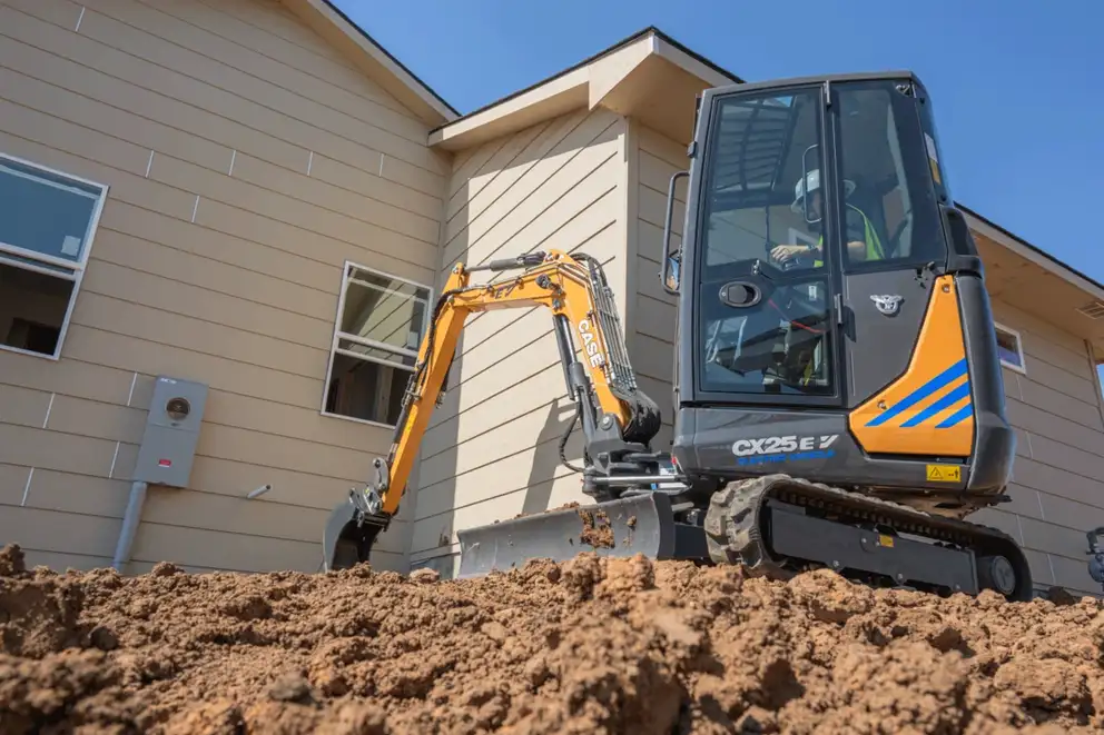 CASE CX25EV Electric Mini Excavator | CASE Construction Equipment