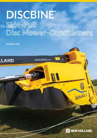 New Holland Discbine Side-Pull Disc Mower Conditioner Brochure