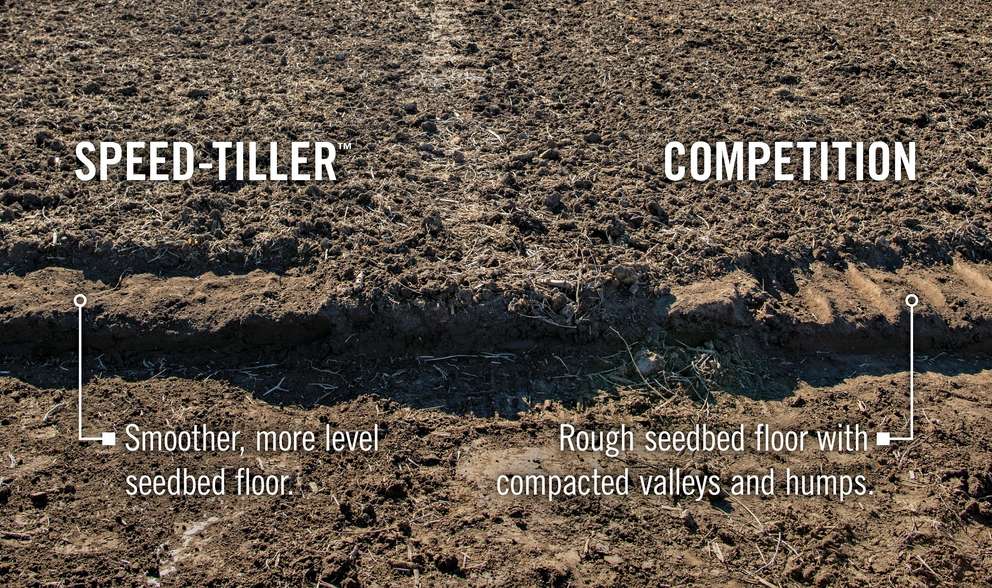 Image comparing seedbed preparation results