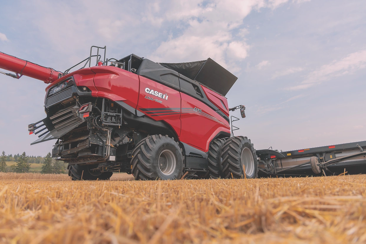 rear view of AF11 combine