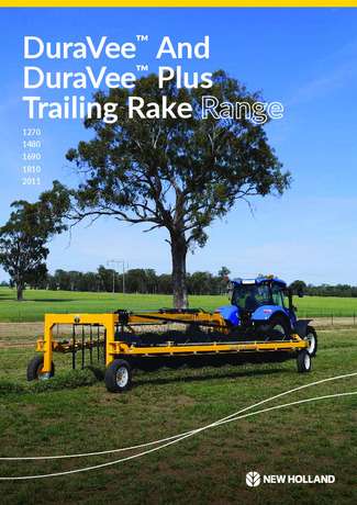 DuraVee & DuraVee Plus Trailing Rake Range Brochure