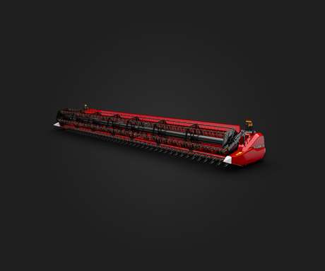 Case IH G500V varicut header with dark background behind it