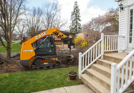 TR270B Compact Track Loader working shot