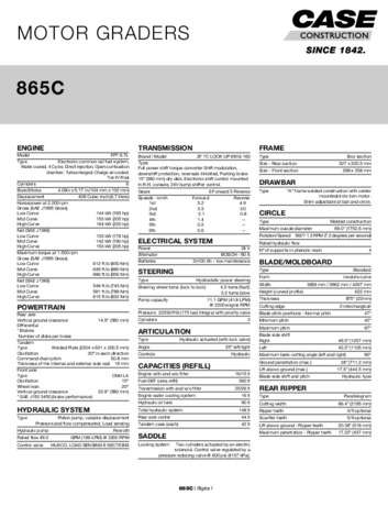 SPEC - 865C