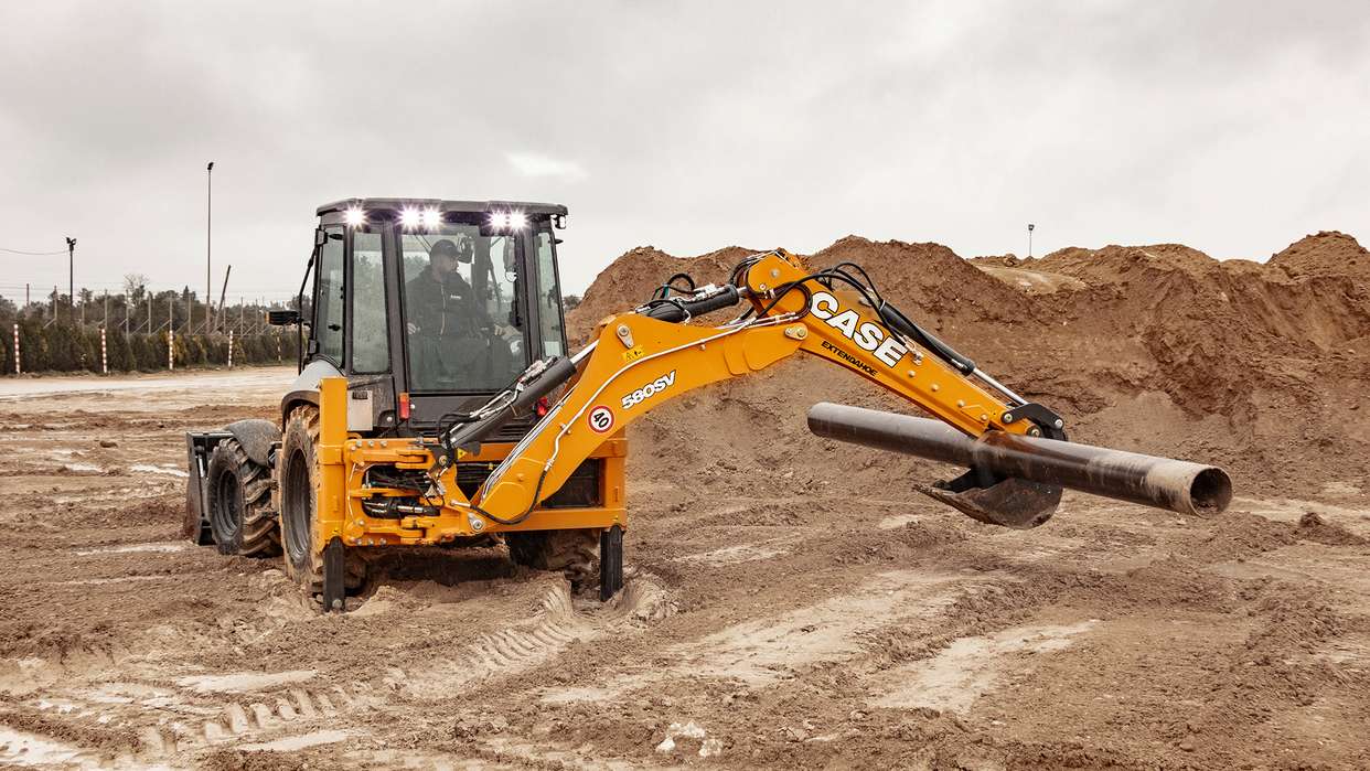 Power, Comfort And Control, For Latest Evolution Of CASE Construction Equipment’s Iconic 580SV Backhoe Loader